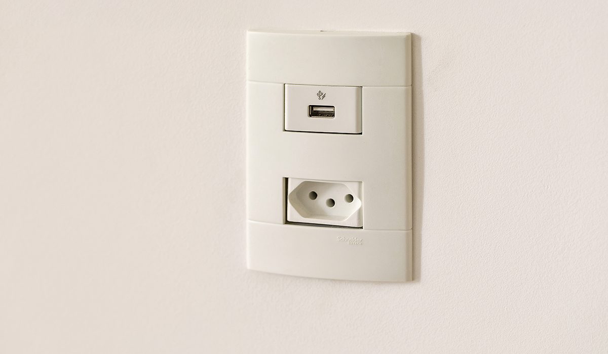 tomada USB